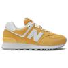 New Balance 574 Casual Running Shoes Pastel Yellow White Women's WL574FV2