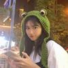 Fashion Frog Hat Beanies Knitted Winter Hat Solid Hip-hop Skullies Knitted Hat Cap Costume Accessory Gifts Warm Winter Bonnet