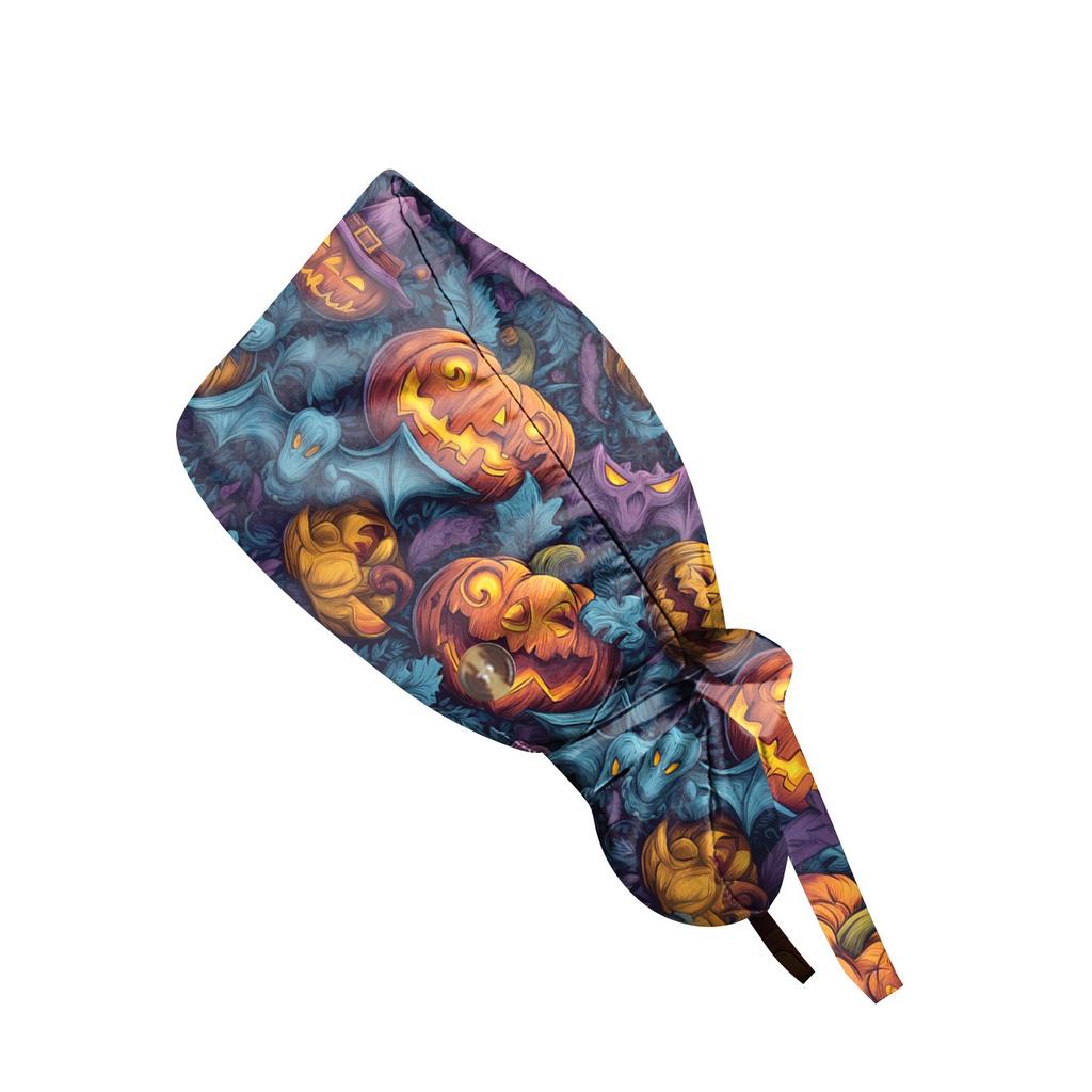 Șapcă de lucru cu imprimeu de Halloween la modă, șapcă casual pentru femei, șapcă de spălat, șapcă Baotou