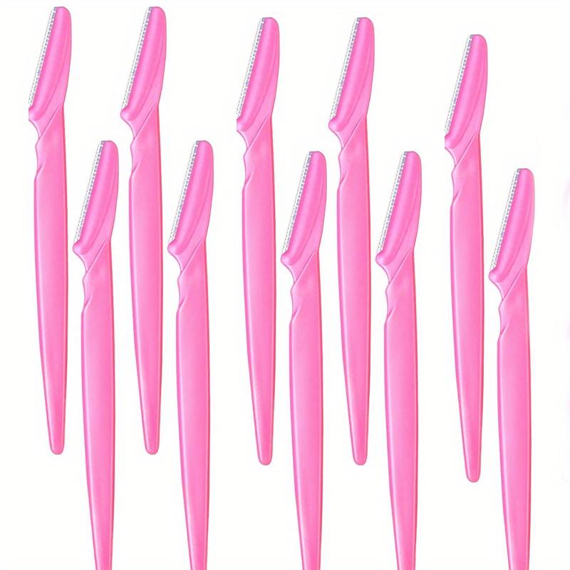 10PCS Eyebrow Razors for Women Multipurpose Face Razors Trimming and Shaping Smooths Away Peach Fuzz Face Trimmer Hair Removal