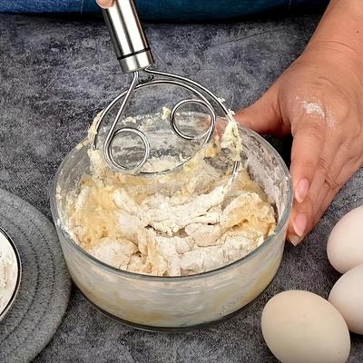Stainless Steel Potato Masher Manual Fruit Vegetable Pressure Mud Machine Kitchen Children Food Crusher Complementary Gadget