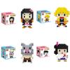 Demon Slayer Miniature Building Blocks Creative Assembled Cartoon Puzzle Toy