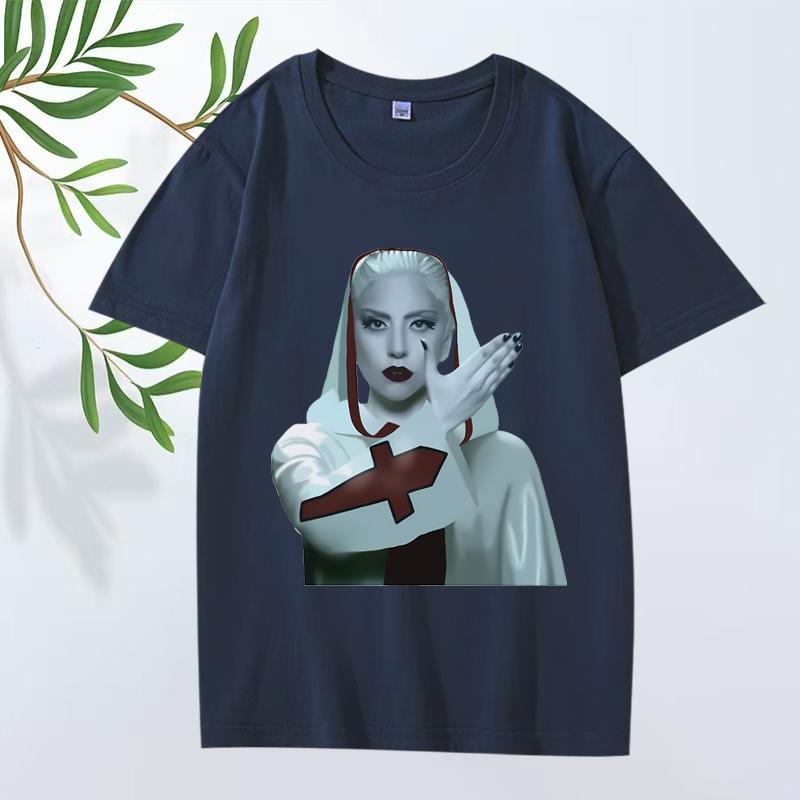 2026 New Lady Gaga Alejandro Classic Graphic T Shirts Men Women Oversized 100 Cotton Streetwear Short Sleeve Summer Unisex Shirt