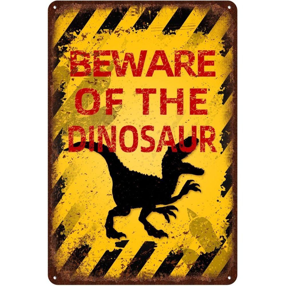 Beware of Animal Silhouette Aluminum Signs Metal Warning Plates