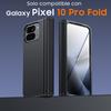 For Google Pixel 10 Pro Fold with Magnetic Power [Hidden Kickstand][Screen Protector][Hinge Protection] Slim Shockproof Protective Phone Case-Black