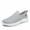 Nät herrskor sommar andningsbara promenad vardagsskor herr loafers lätta sneakers mjuk sula slip-on unisex herr dam