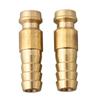 2pcs 6/8/10mm Gas Water Male Adapter Quick Connector For TIG Welding Torch Intake Metal Connectors Tips TIG Welding Accessories