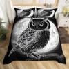 Owl Duvet Cover Twin King Queen Size Cartoon Owl Comforter Cover Bird Animal Bedding Set Boys Quilt Cover Polyester Quilt Cover