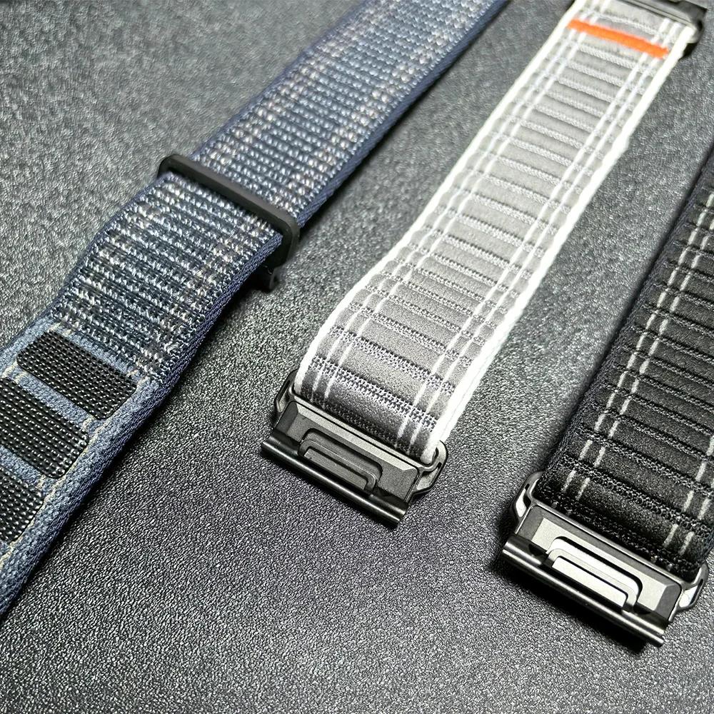 QuickFit 22mm 26mm Woven Nylon Band For Garmin Fenix E 8 47mm 51mm 7 7X 6 6X 5 5X Plus/Enduro 3/Epix Pro Gen 2 Strap Bracelet