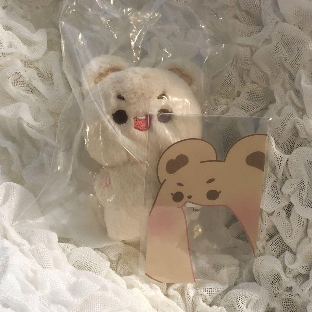 

[Б/У] TXT Бомгю Плюшевая игрушка с прозрачной карточкой Кукла-мишка Мастер