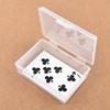 4Pcs Clear Plastic Card Holder Boxes Playing Game Card Storage Box Containers for Banks, Business, Game Easy to Use