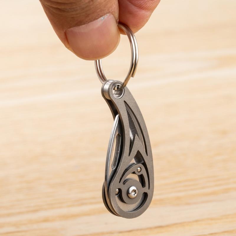 Mini Foldable Keychain Accessory