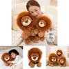 Plush Lion Stuffed Animal Pillow For Kids And Adults Animal Decor Gift