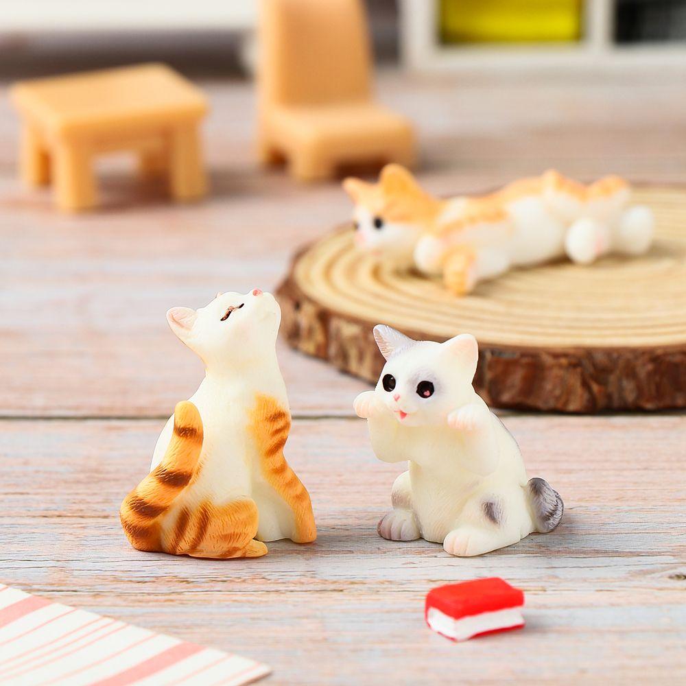 Decorations Crafts Cute Cartoon Micro Landscape Ornaments Cat Simulation Animal