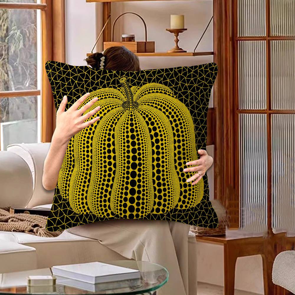 kKusama yYayoi Art Cushion Cover Polyester Sofa Cushions Decorative Throw Pillows Home Decoration Pillowcover