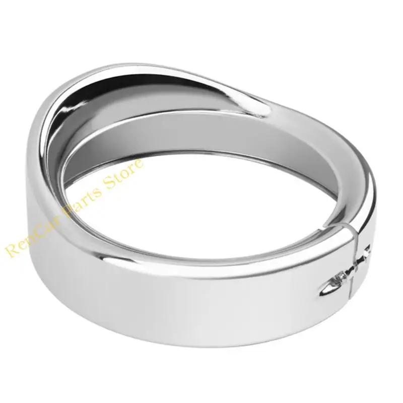 F19A 4.5'' 7" Headlight Visor Trim Rings Head Lamp Decorate Accessories Motorcycle Headlamp Frenched Rings