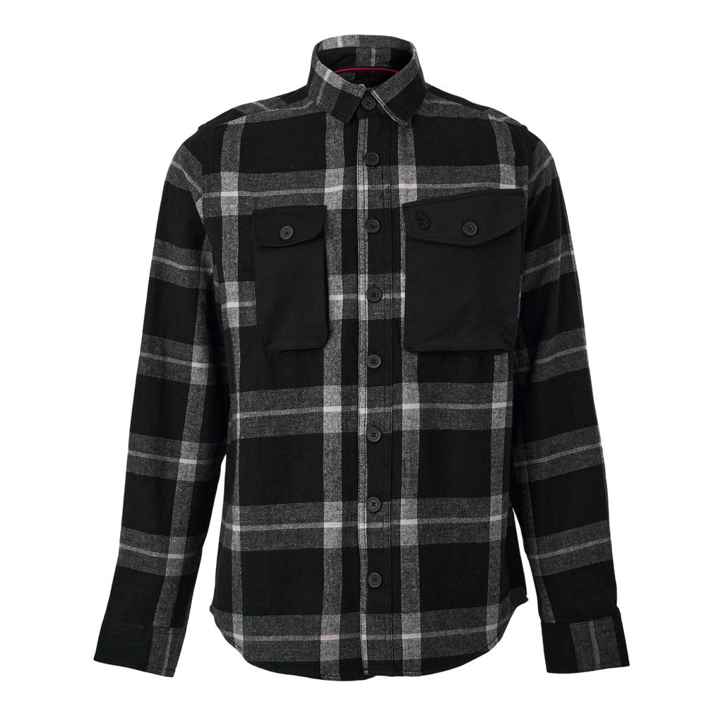 Luke Mens Johnny Plaid Chest Pocket Overshirt
