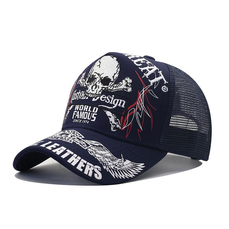 European and American soul rider wings mesh American locomotive cap truck driver hat breathable baseball cap