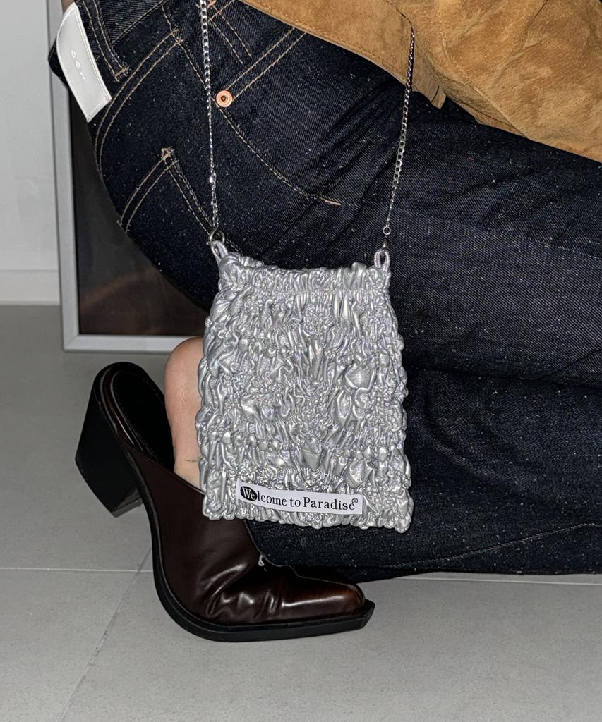 Welcome To Ccc Sha-Pei Rumple Bag (Silver) Shoulder Bag