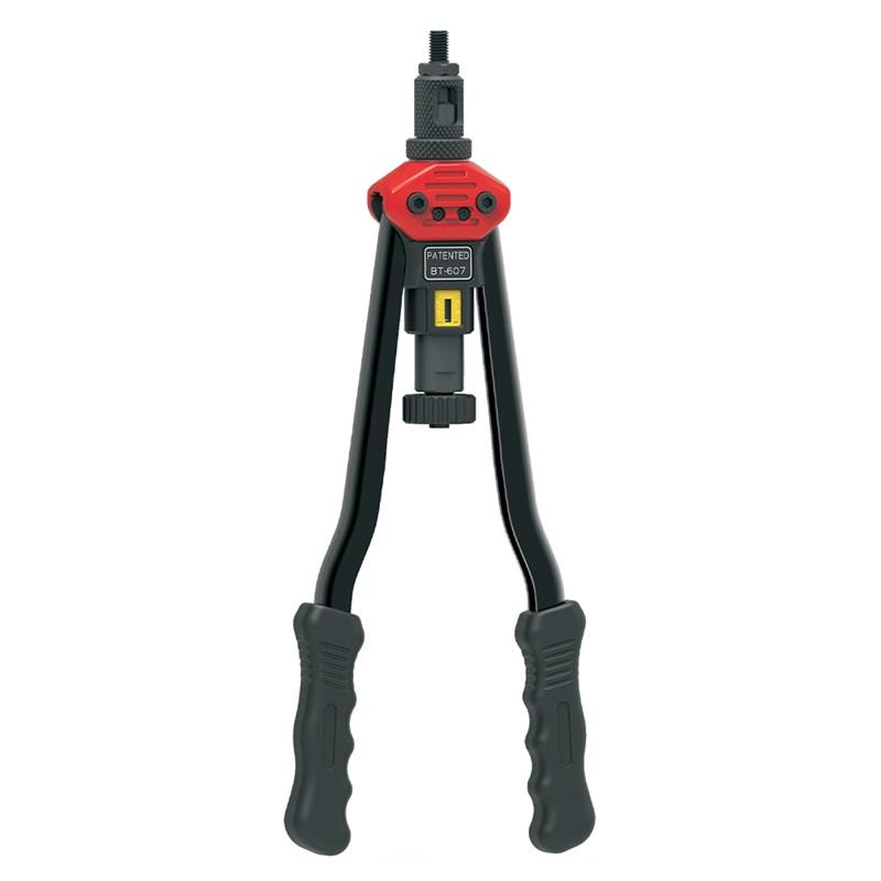 Allsome BT-607 16" Manual Riveter Gun Hand Rivet Tool Kit Rivet Nut Setting Tool Nut Setter M3/M4/M5/M6/M8/M10/M12