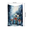 Tuniu Winter Christmas Gift Box Fleece Blanket Sofa Bed Throw Warm Cozy Decorative Throw Blanket