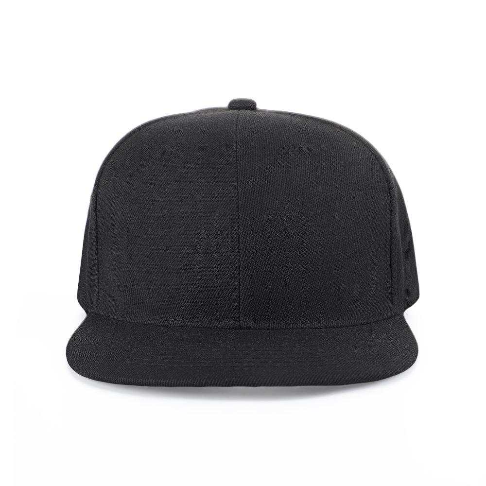 Spring/Summer Trendy Unisex Polyester Flat Brim Hat with Embroidered Logo - European & American Style