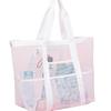 Foldable Mesh Beach Bag - Multifunctional Swim & Toiletries Storage