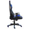 Gaming Chair Swivel Blue PVC