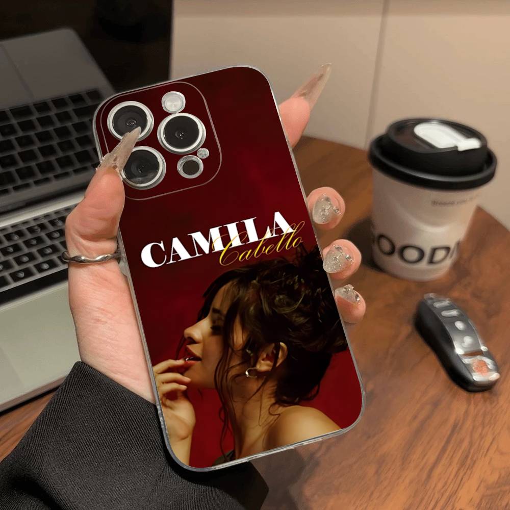 Hot Singer C-Camila C-Cabello Transparent Phone Case For IPhone 17 Air 16 Pro Max 15 14 13 12 11Plus Shockproof Cover