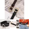 Trendy Simple Design Black And Brown Pu Belts For Women Ideal For Modern Fashion