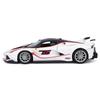 Bburago 1/24 Scale Ferrari FXX K #75 White / Diecast Model Car, Finished Model, 18-26301 (#75)