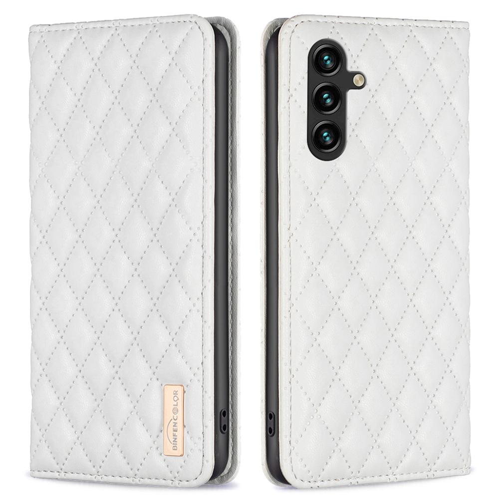 BINFEN COLOR For Samsung Galaxy A15 4G Case BF Style-16 Card Holder Leather Phone Cover