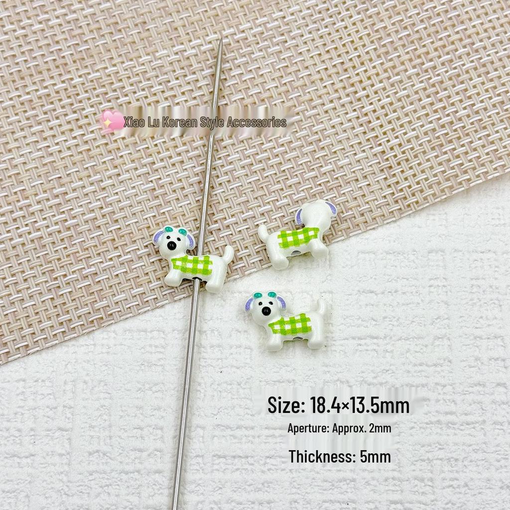 Cartoon-Welpen-Perlen für DIY-Schmuck & Accessoires