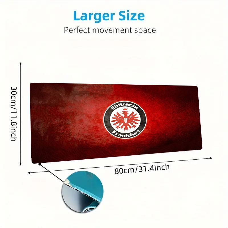 Eintracht Frankfurt Large Size Mouse Pad Large Gaming Table Cushion Non-slip Laptop Tablet Big Mousepad XXL Mat Mini PC Playmat With Lock edge