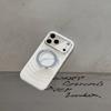 360-degree Rotating Bracket Magnetic Solid Color Phone Case for iPhone 17 Pro max Hardware lens protection For Magsafe Cover