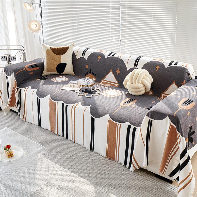 Chenille Sofa Towel Four Seasons Universal All-Inclusive Sofa Cover Dust Cover Living Room One-Piece Sofa Cover Cloth