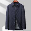 Autumn and Winter Men's Lapel Light Casual Cotton-padded Middle-aged Business Warm Jacket