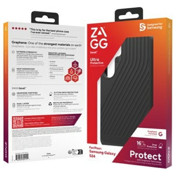 Etui Zagg Denali Do Samsung Galaxy S24   Czarny/Black