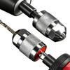 Professional Three-Jaw Drill Chuck Adapter Converter Woodworking Adapter Hexagonal Handle Shank Quick Change Connect Chuck Tool