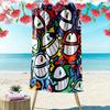 Quirky one-eyed monster 2D Flat Print Beach Towel, Large Soft Quick Dry Towel for Beach Camping SwimmingZSTJ0915333
