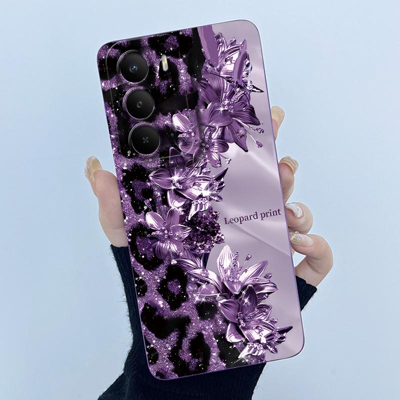 Case For Realme C71 4G Cute Panda Sweet Girls Cats Silicone Soft Back Cover For RealmeC71 4G Ultrathin Anti-Scratch Protective