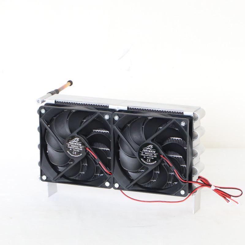 PURSWAVE WT1232S2 Mini Microchannel condenser heat exchanger evaporator with 12V24V220V fan of 120*120mm 1200W nominalcapacity
