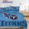 Set Copripiumino Trapuntato con Fantasia Tennessee Titans Federa Decorazione per la Casa Regalo di Compleanno (1 * copripiumino + 2 * federa, senza nucleo)