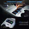 For Tesla Model Y&3 2025 2025 2025 Car USB Shunt Hub 27W Fast Charging Docking Station Center Console Adapter Type-C Accessories