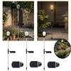 Solar Powered Solar Light IP65 Rated Waterproof LED Lawn Light Stake Lights Simple Installation Landscape Lighting Lawn
