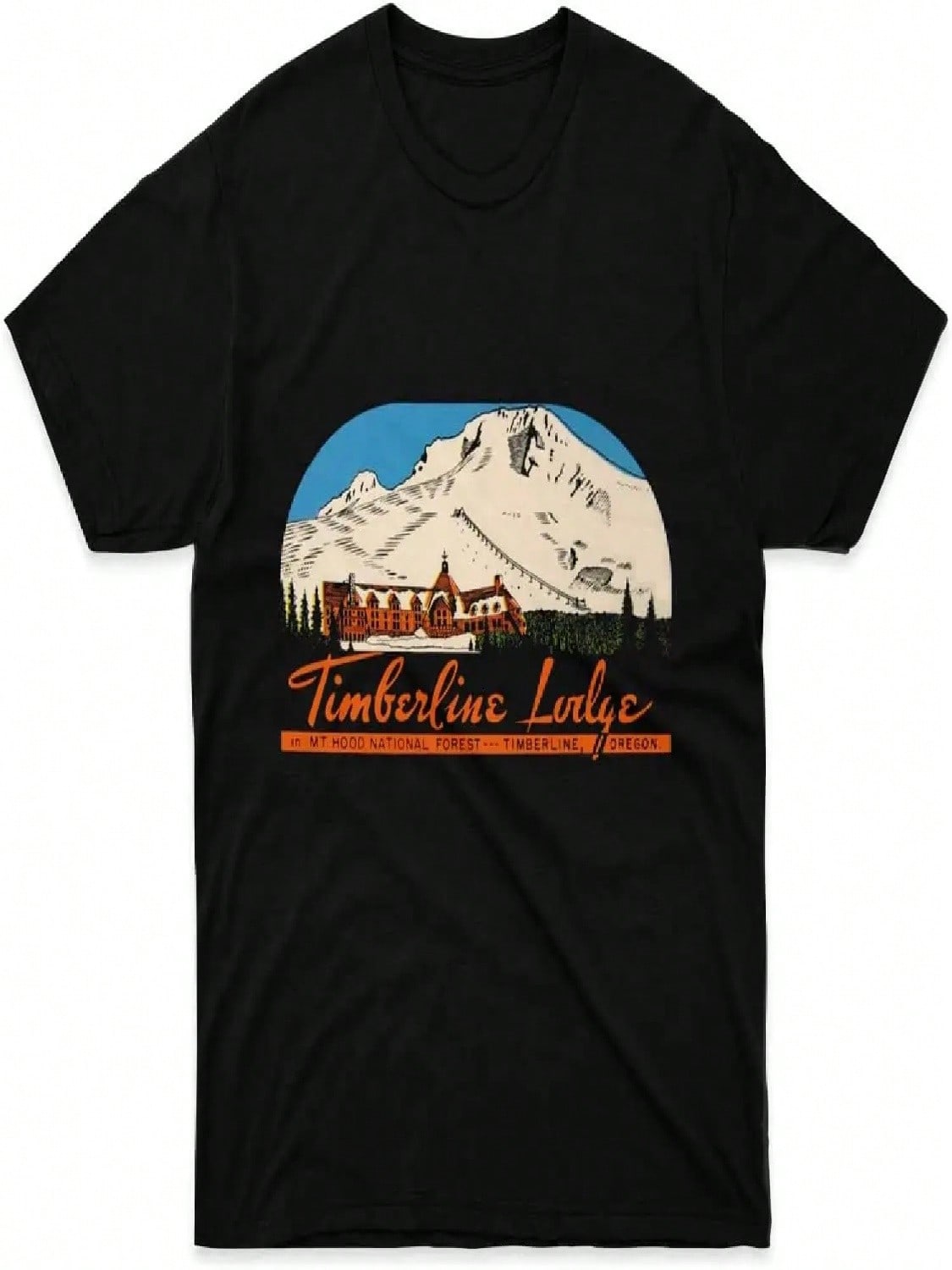 Timberline Cotton Lodge Shirt Vintage Unisex Travel Tee Decal Graphic T Shirts Short Sleeve Top For Teen Girls Boys Multicolor S разноцветный