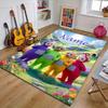 Custom Teletubbies Mat Personalized Name, Polyester Washable Indoor Entryway Rug, Gift for Christmas, Easter, Thanksgiving Day