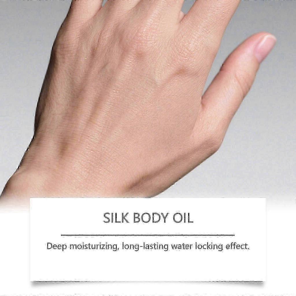 3pcs Silk Body Oil- Firming Anti Aging Moisturizing Formula, Crepey Skin Hydrating After Shower, Scented Blend Premium Skincare 2025