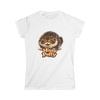 Hissy Puffy Cat Illustration T-Shirt | Vintage Flauschiges Kätzchen Shirt
