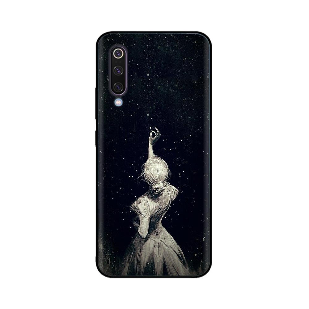 Para Xiaomi Mi 9 Lite Funda Cubierta Trasera de Silicona Suave Fundas para Teléfono Para Xiaomi Mi 9 mi9 Funda Coque para Xiaomi Mi 9 SE Fundas Parachoques de TPU
